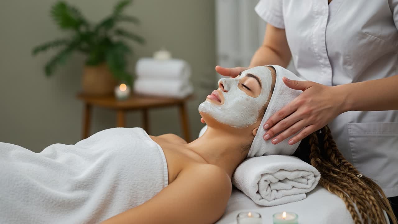 Patient receiving a precision facial aesthetic treatment